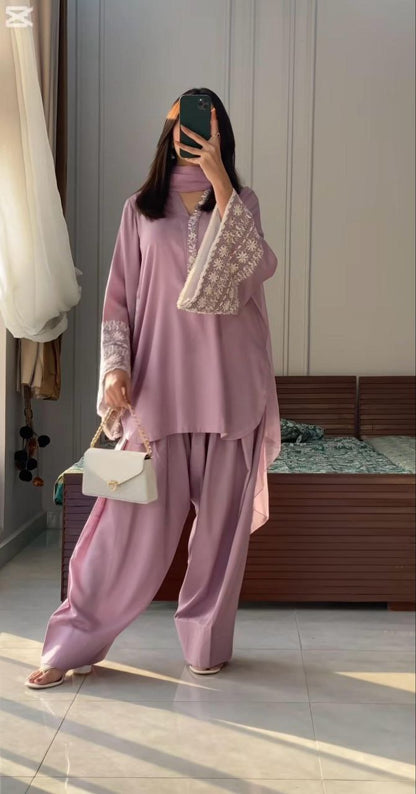 Đěsigner Party Wear Look top with farshi plazzo