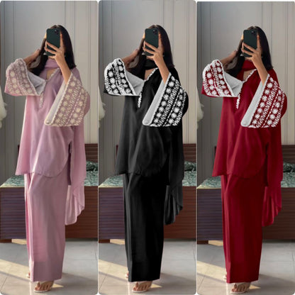 Đěsigner Party Wear Look top with farshi plazzo