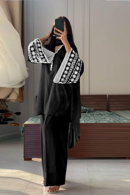 Đěsigner Party Wear Look top with farshi plazzo