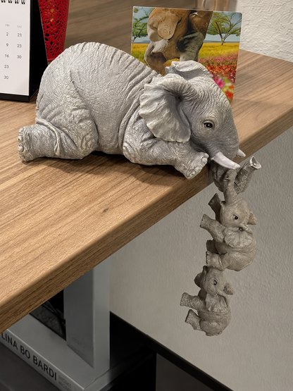 Mariners creation Elephant family Showpiece for home decor