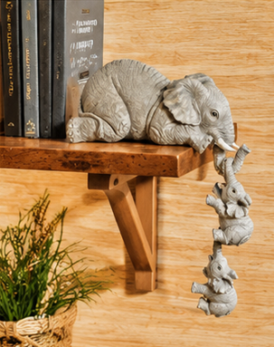 Mariners creation Elephant family Showpiece for home decor