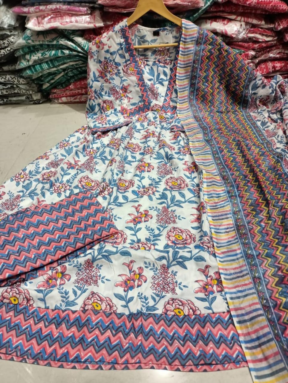 flair Kurti  +  Pant + Dupatta