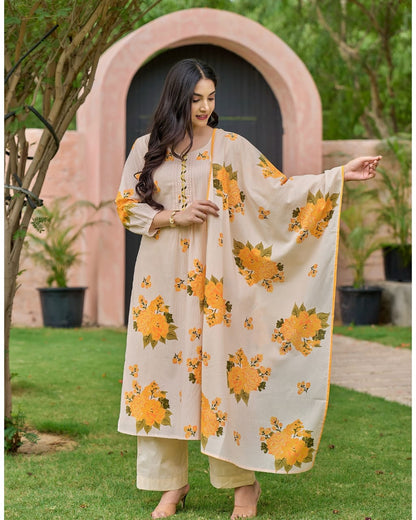Havy ethnic Heavy Cotton Suit set