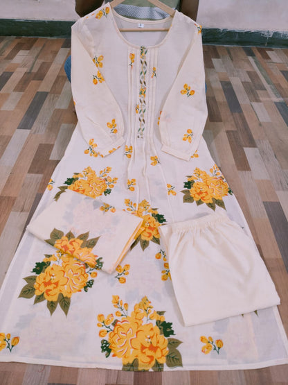 Havy ethnic Heavy Cotton Suit set