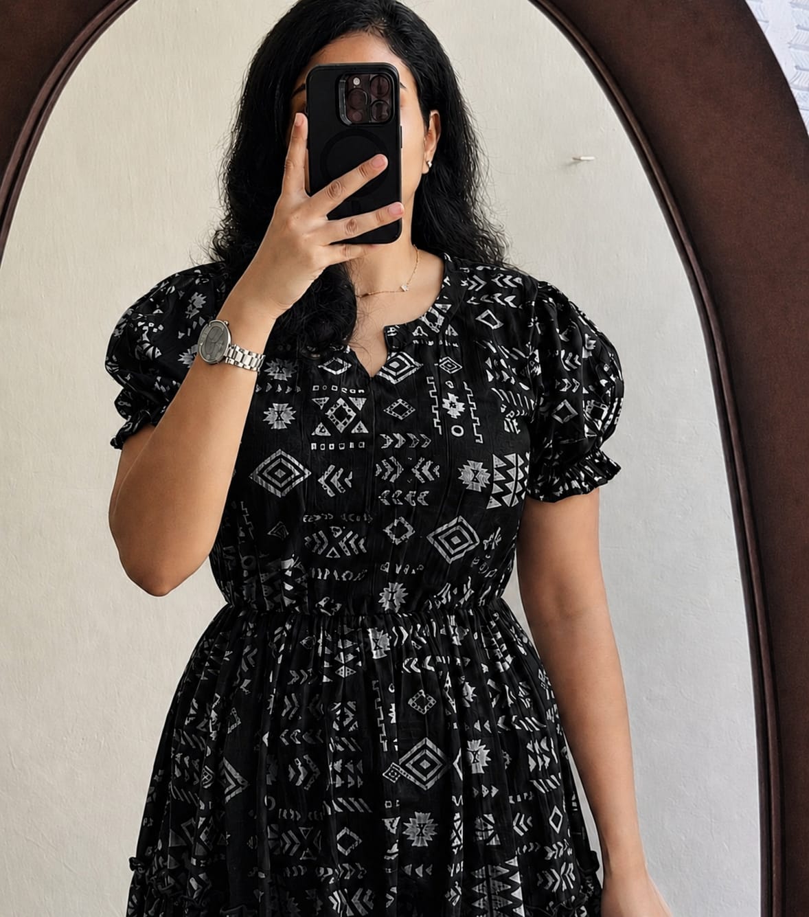 launching fresh Summer special RAYON middi    dress with proper finishing with frill on the hand