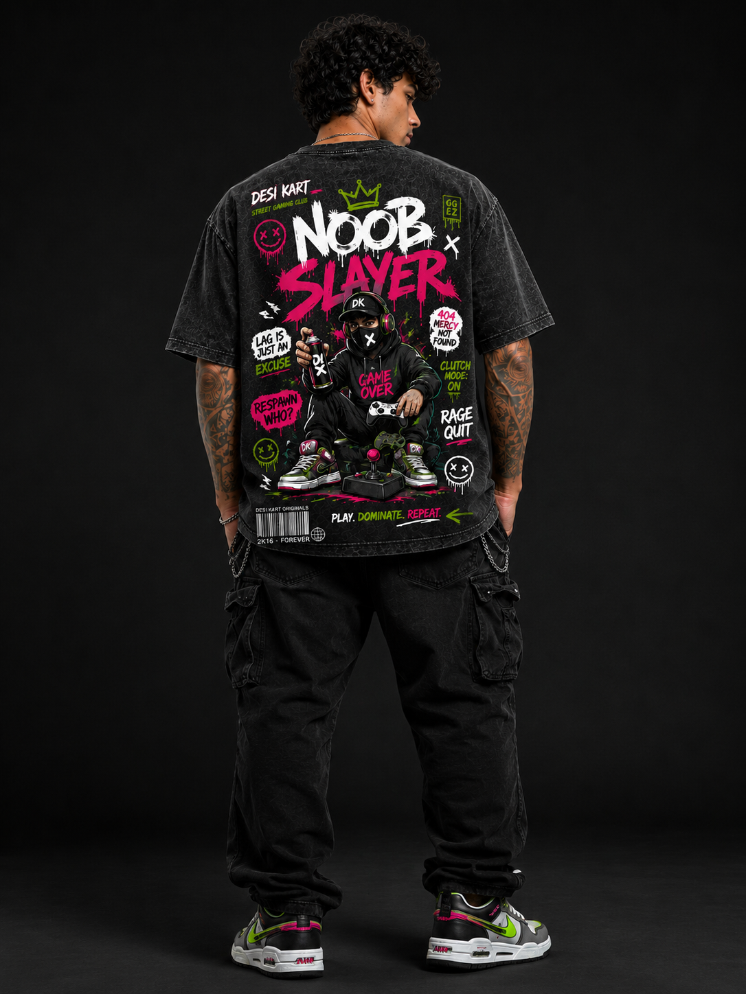 NOOB SLYER EDITION Optic Wash Over Size T-Shirt